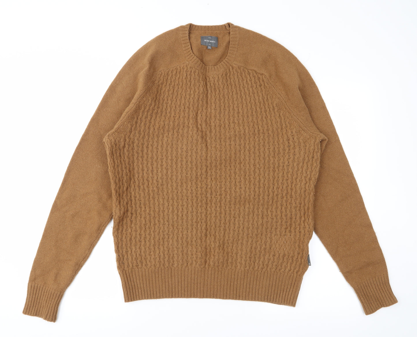 Peter Werth Mens Brown   Pullover Jumper Size M
