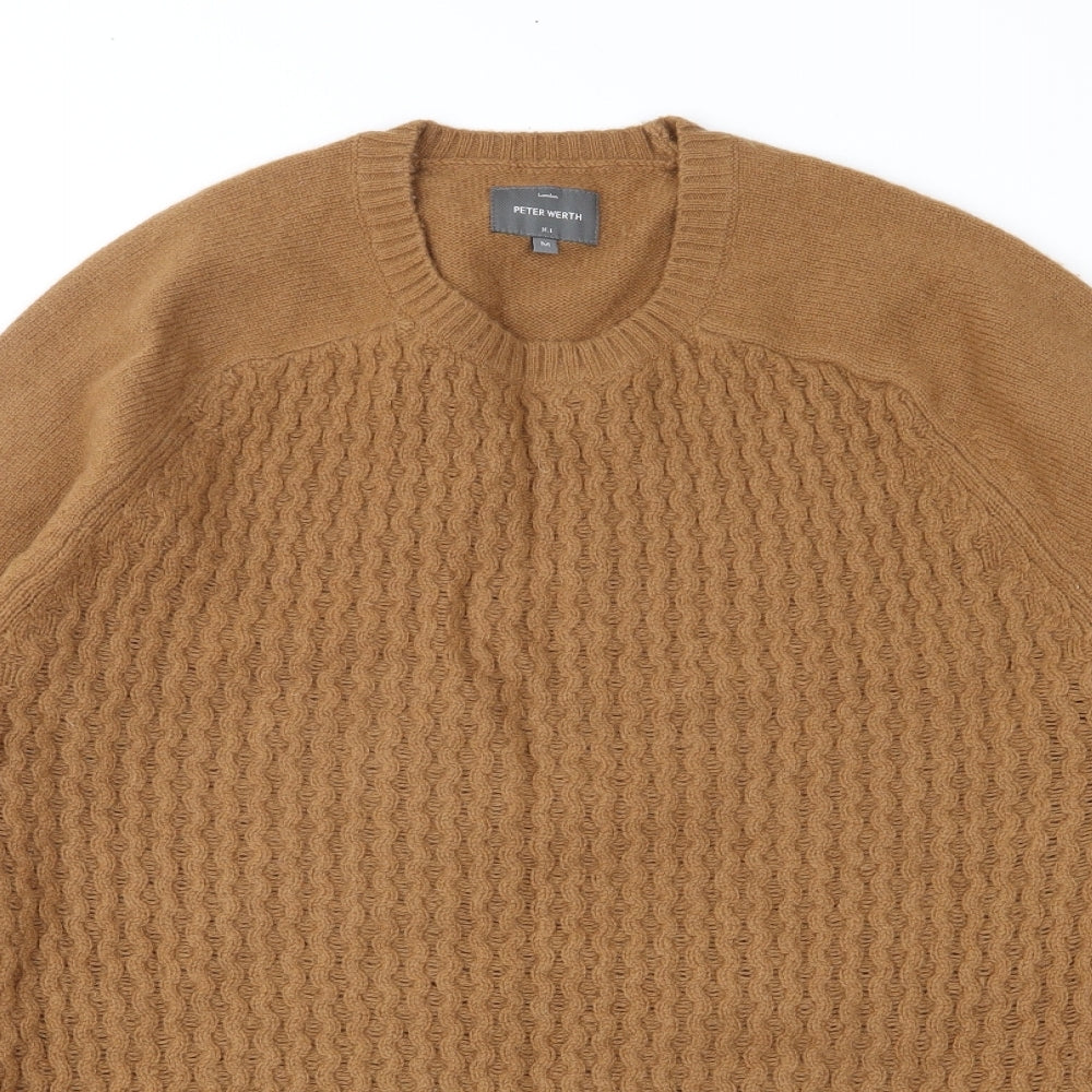 Peter Werth Mens Brown   Pullover Jumper Size M