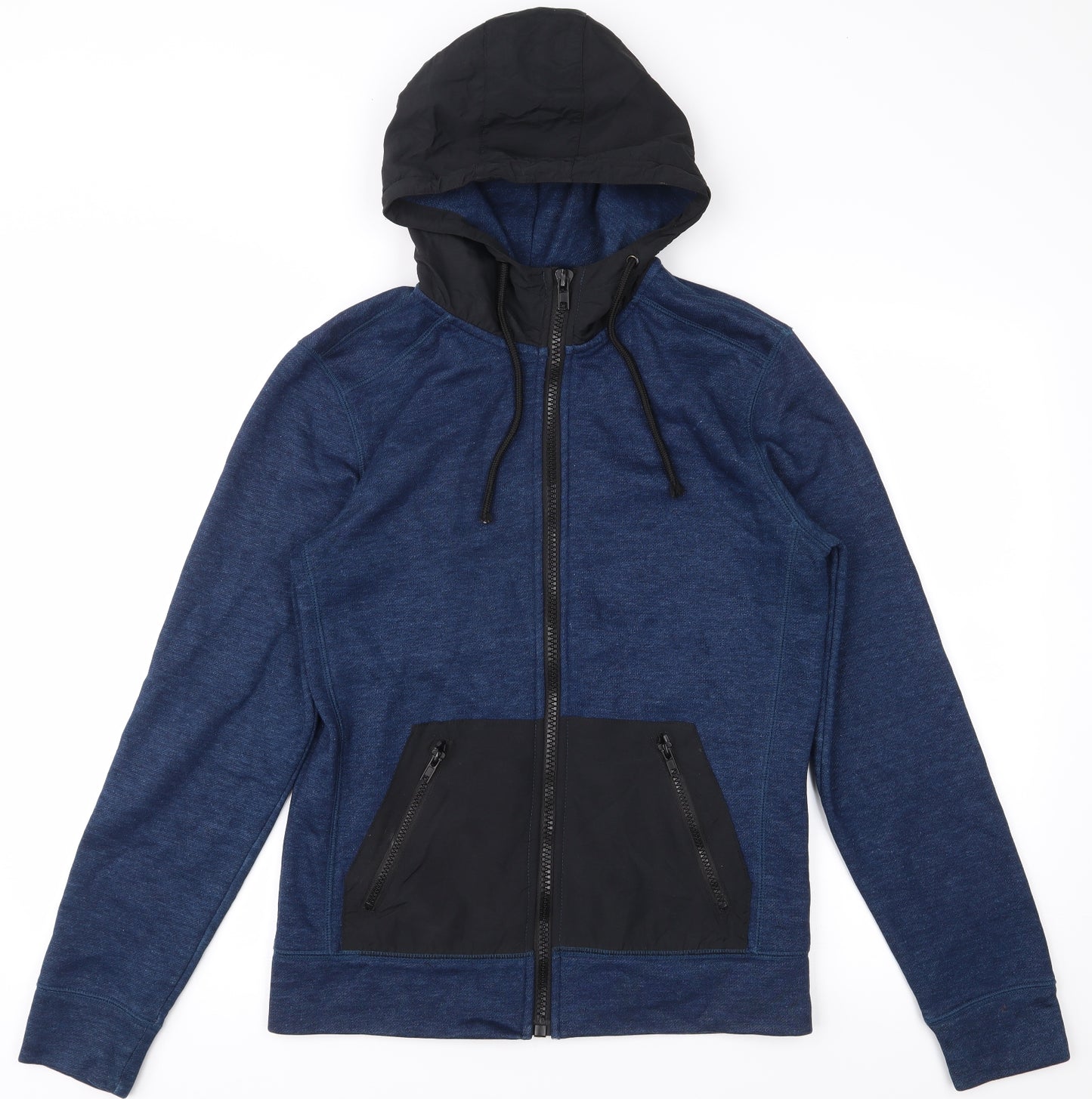Acw85 Mens Blue   Full Zip Hoodie Size S