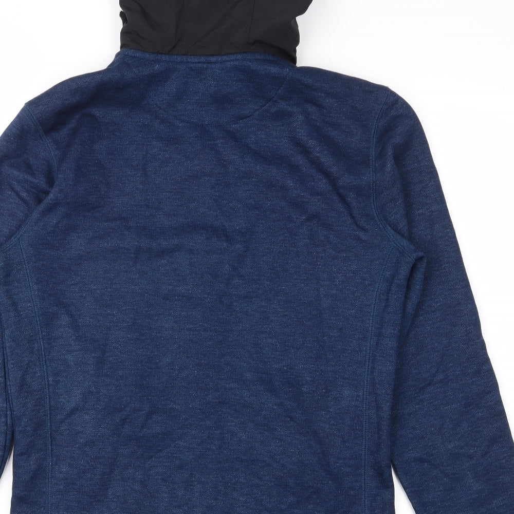 Acw85 Mens Blue   Full Zip Hoodie Size S