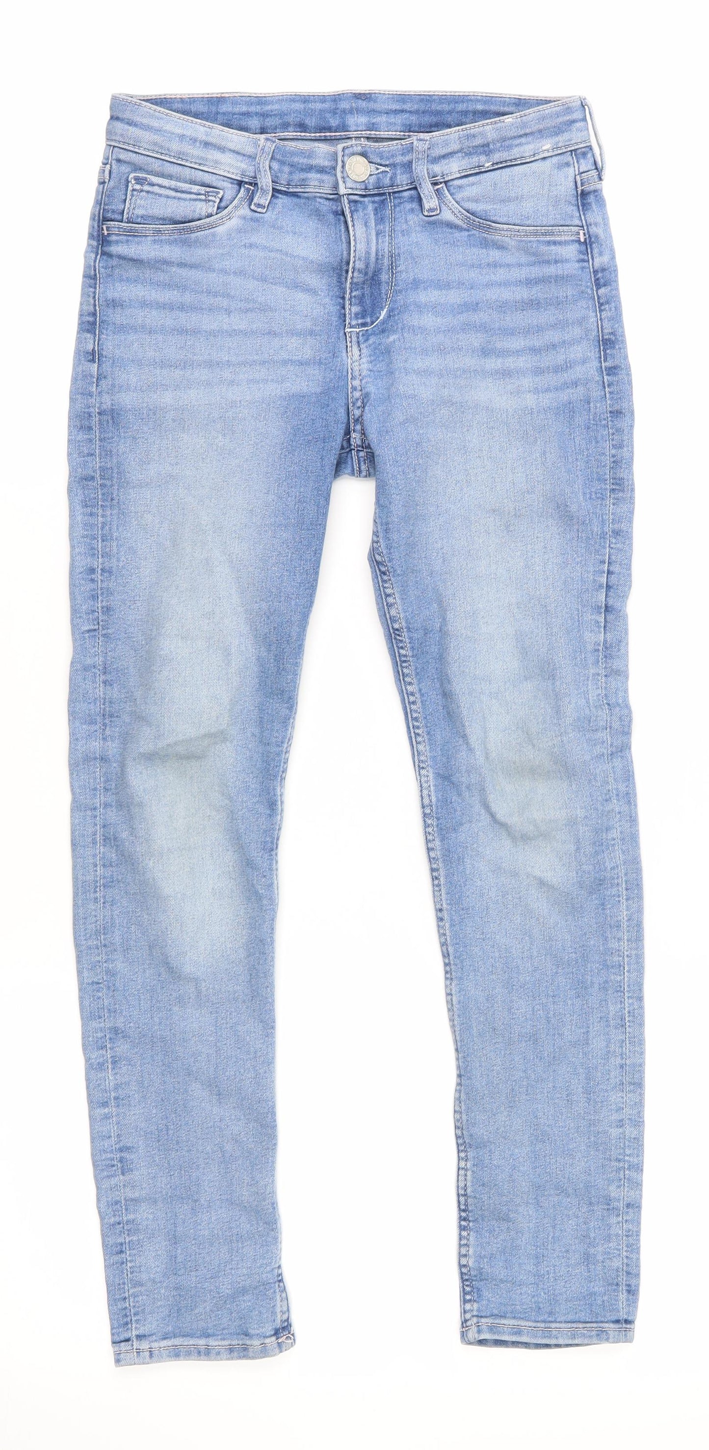 H&M Girls Blue   Skinny Jeans Size 9 Years
