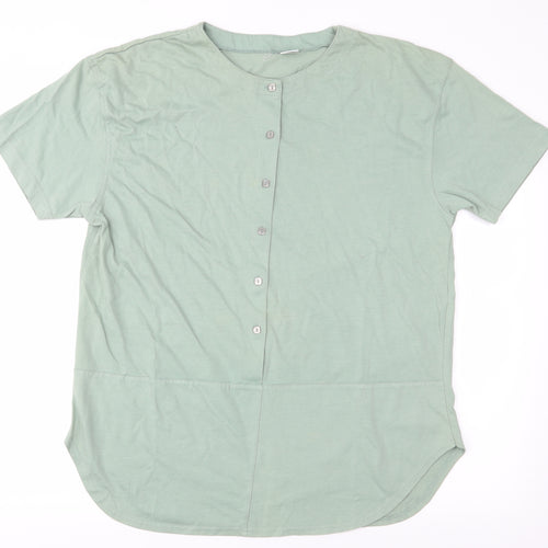 Preworn Womens Green   Basic T-Shirt Size 18