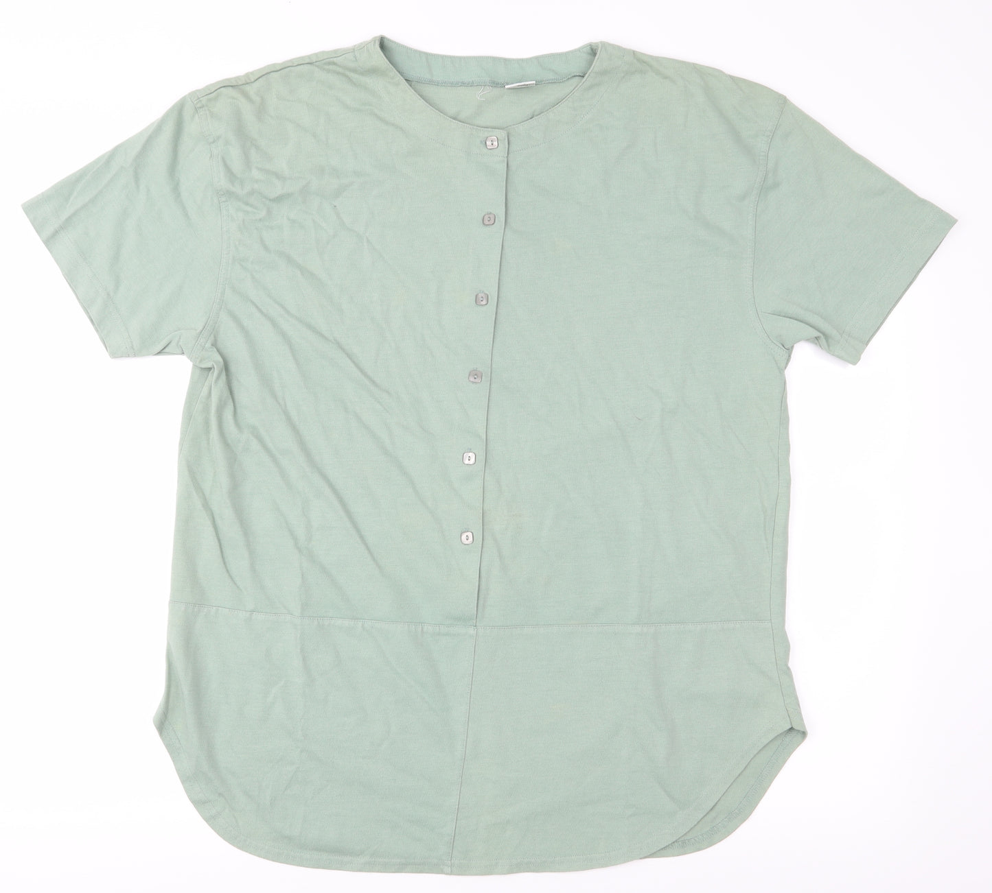 Preworn Womens Green   Basic T-Shirt Size 18