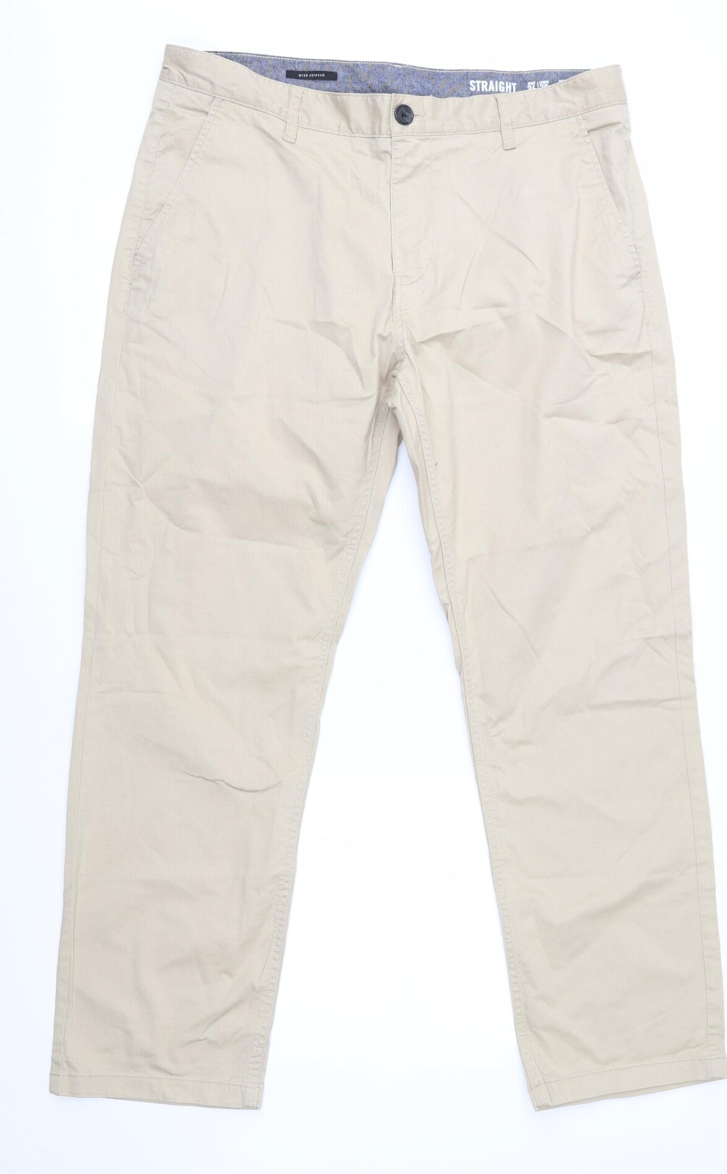 F&F Mens Beige   Trousers  Size 36 L30 in