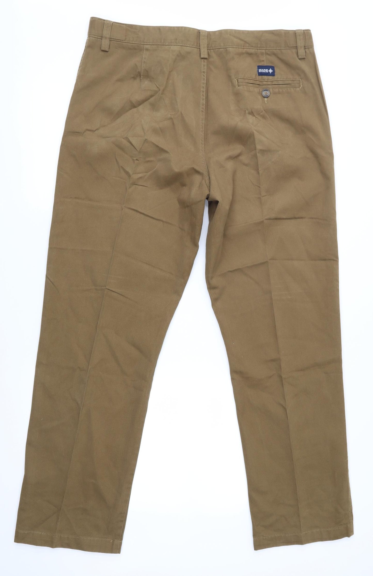 Maine Mens Brown   Trousers  Size 36 L28 in