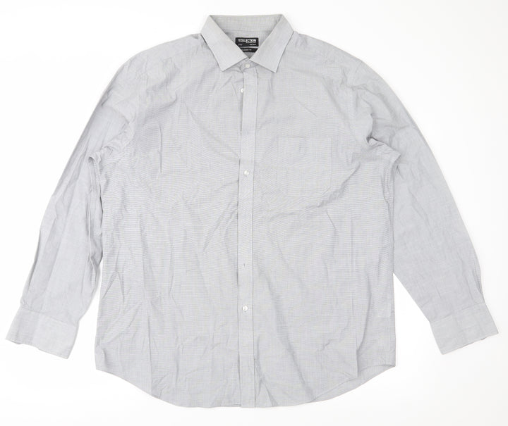 Debehams Mens Grey    Button-Up Size 48