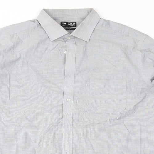 Debehams Mens Grey    Button-Up Size 48