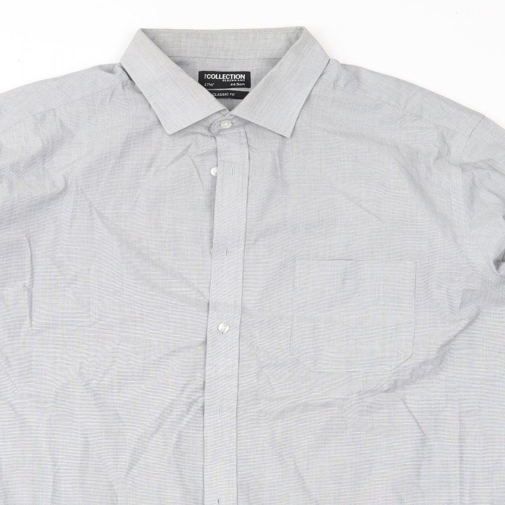 Debehams Mens Grey    Button-Up Size 48