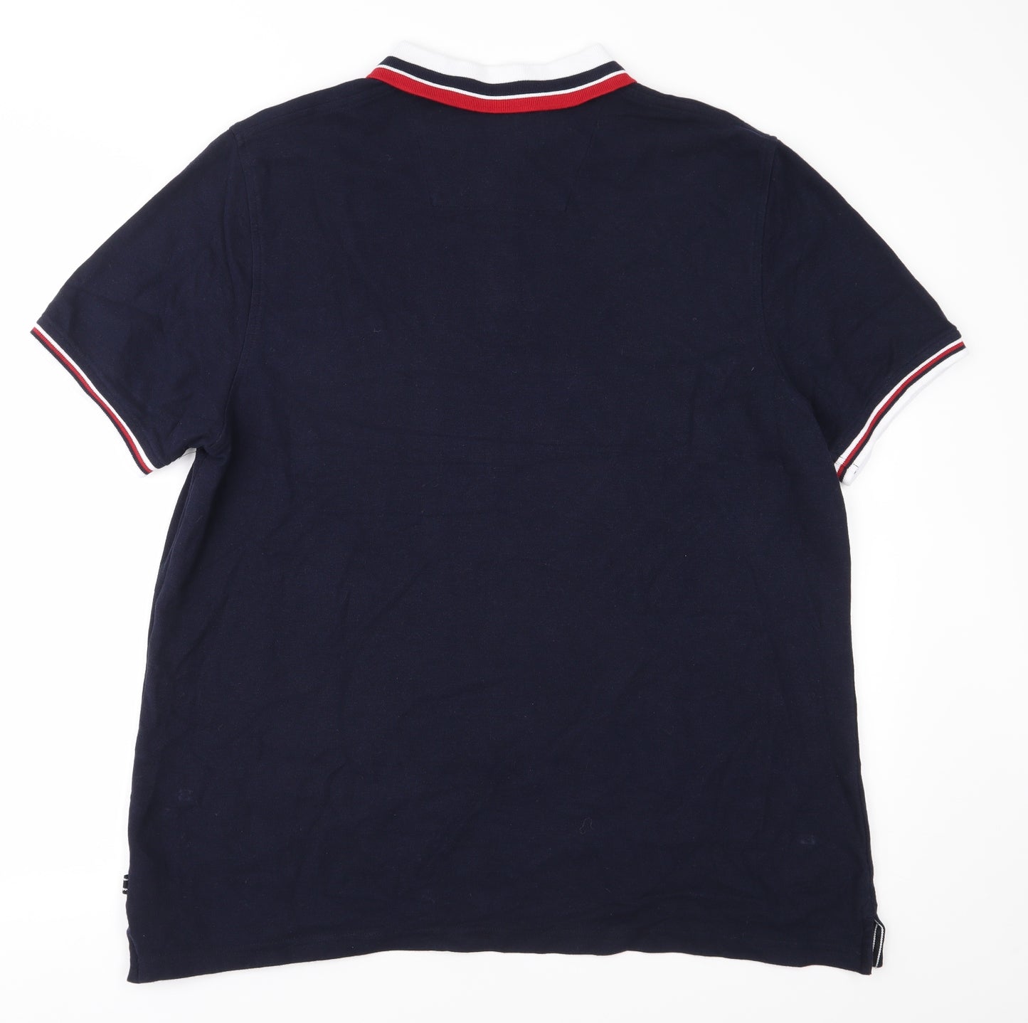 Maine Mens Blue    Polo Size L