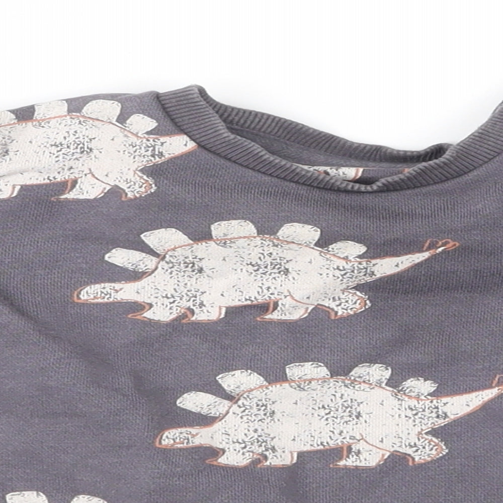 Marks and Spencer Baby Grey   Pullover Jumper Size 9-12 Months