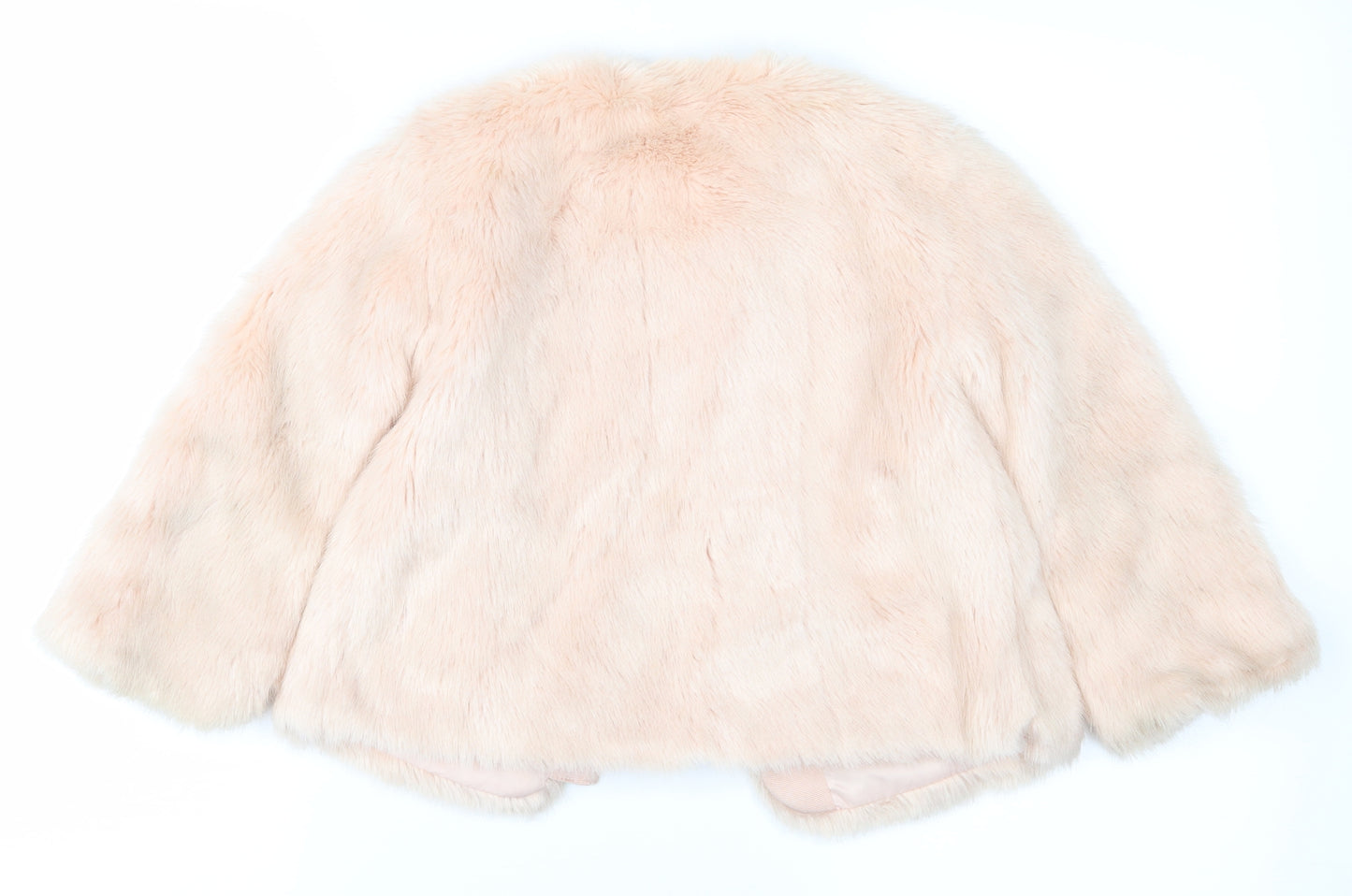 Mayoral Girls Pink   Jacket Coat Size 5 Years  - faux