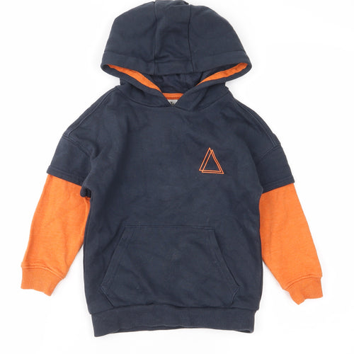 tu  Boys Blue   Pullover Hoodie Size 4 Years