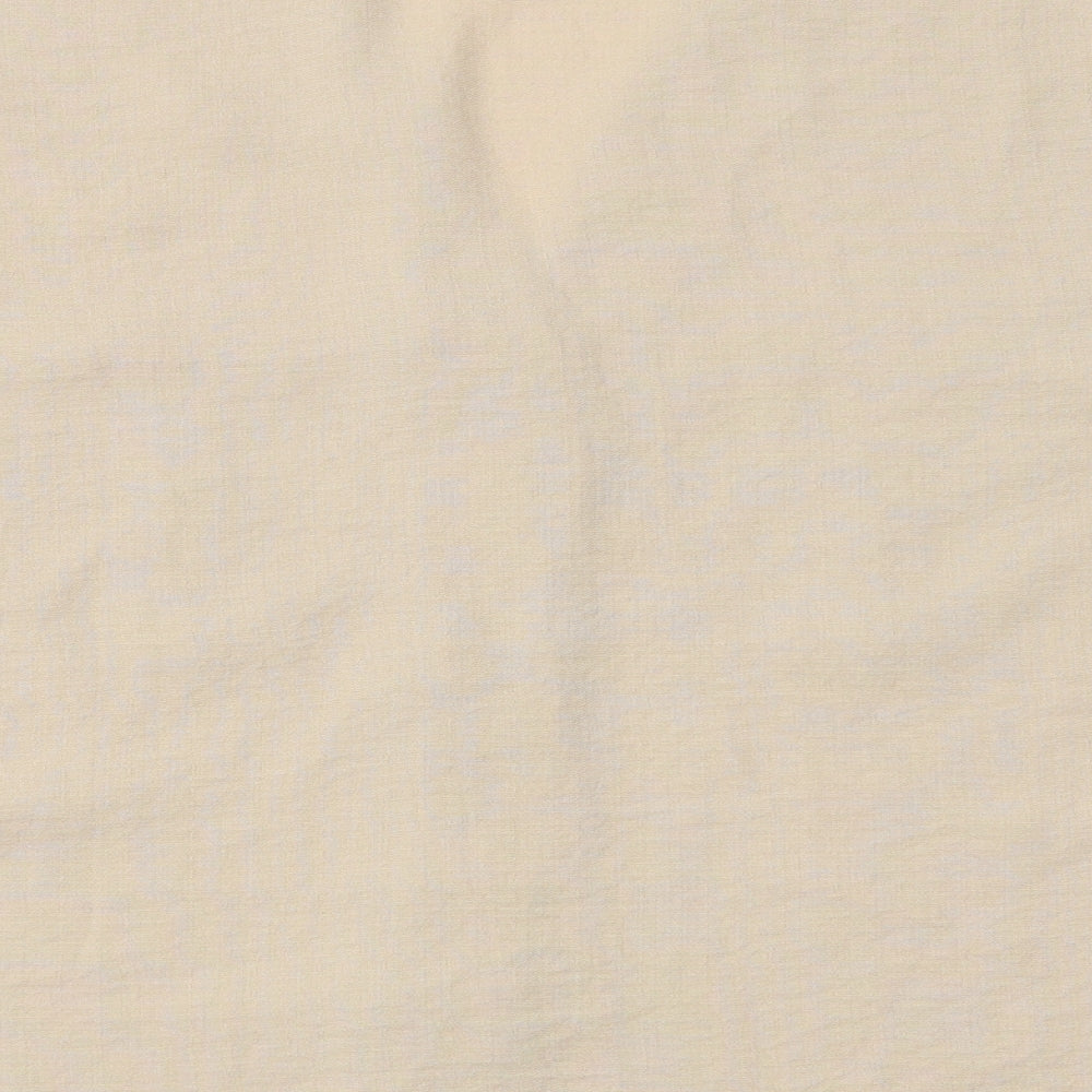 tu  Womens Beige   Basic Blouse Size 12