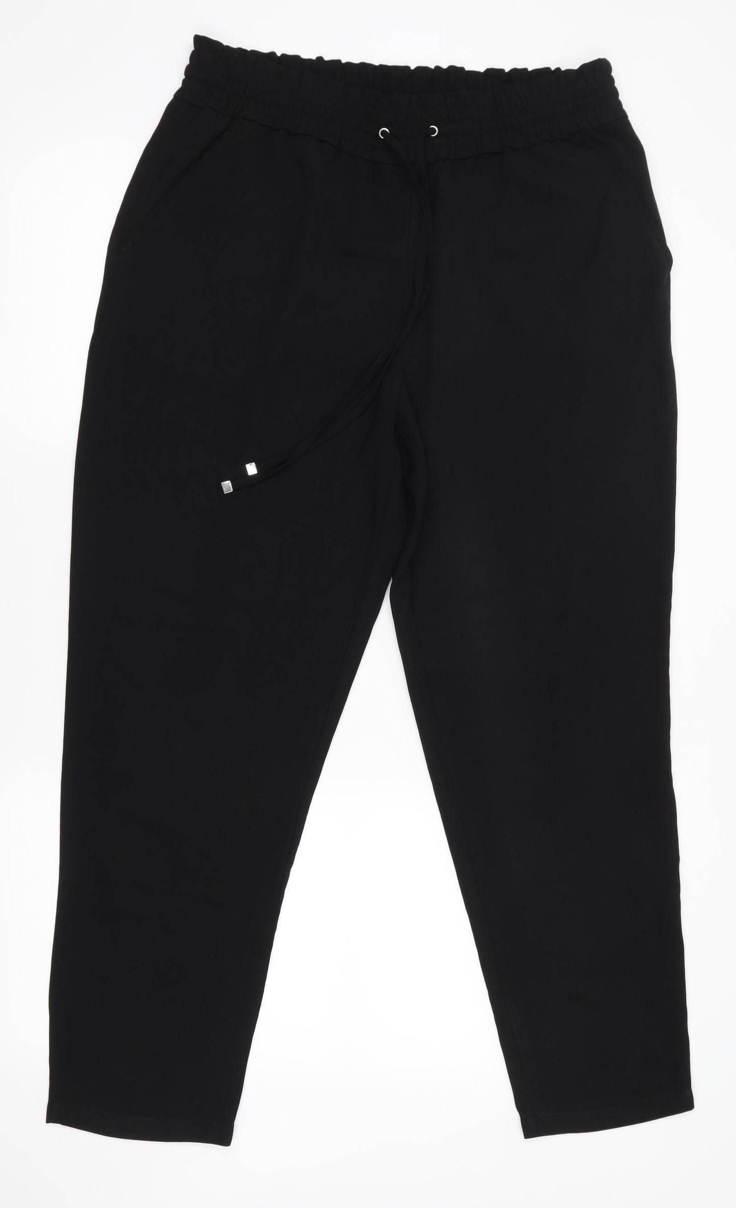 New Look Womens Black   Trousers  Size 14 L26 in