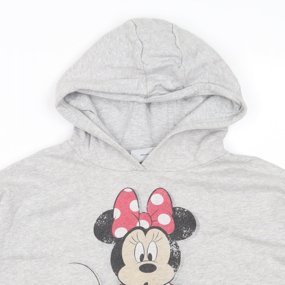 NEXT Girls Grey   Pullover Hoodie Size 6 Years