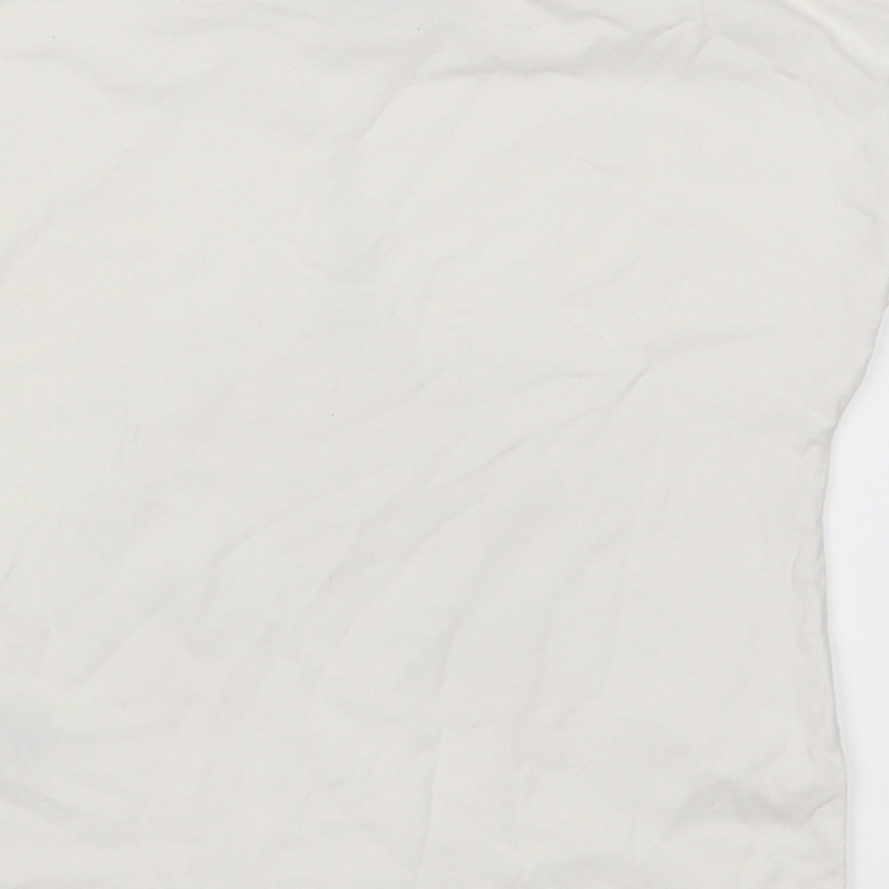 Marks and Spencer Girls White   Basic T-Shirt Size 5-6 Years