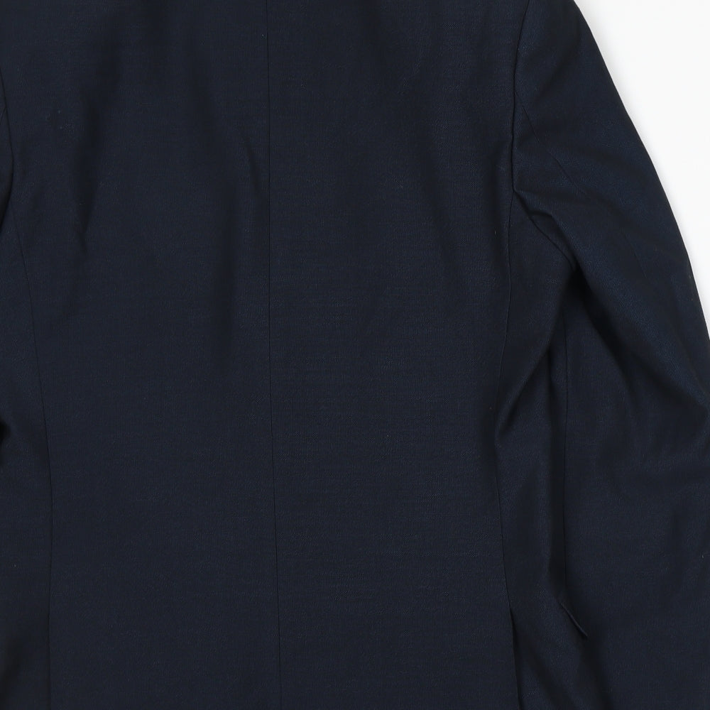 Limehaus Mens Blue   Jacket Suit Jacket Size S