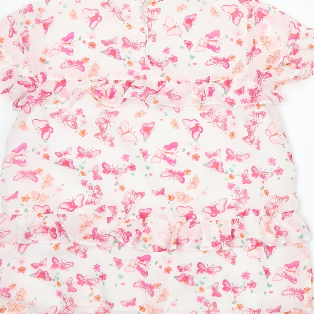 George Girls White   Basic Blouse Size 10-11 Years