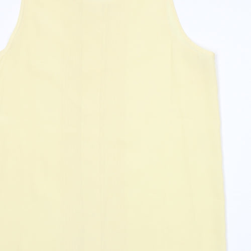 Classic Womens Yellow   Basic Blouse Size 14