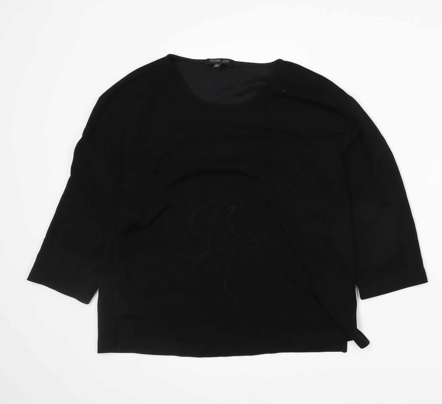 Rachel Zoe Womens Black   Basic T-Shirt Size S