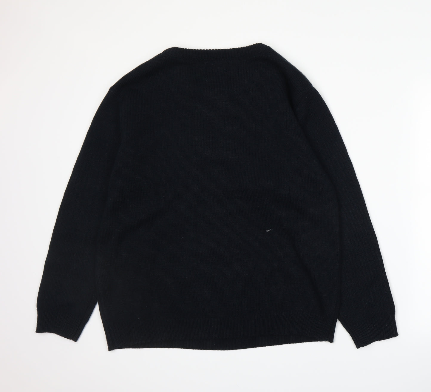 Preworn Mens Blue  Knit Pullover Jumper Size M