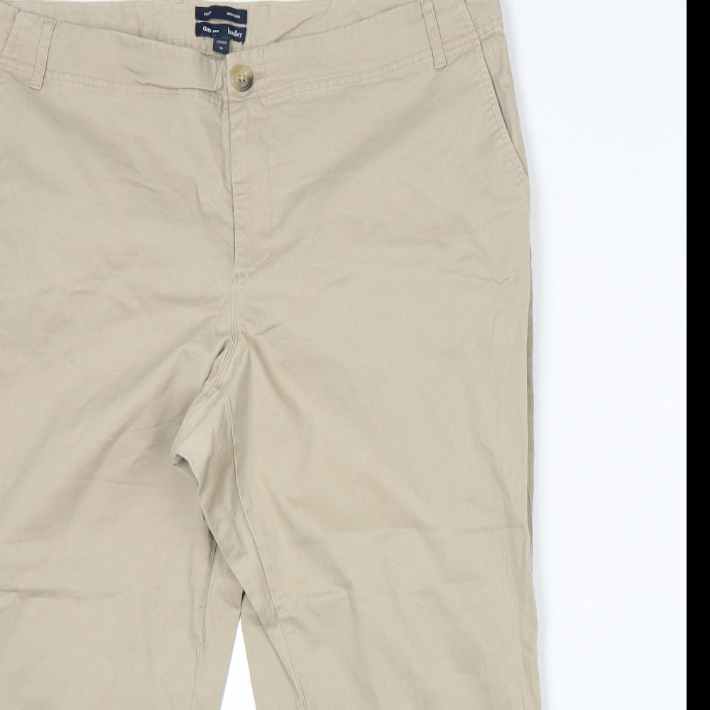 Gap Womens Beige   Chino Trousers Size 18 L23 in