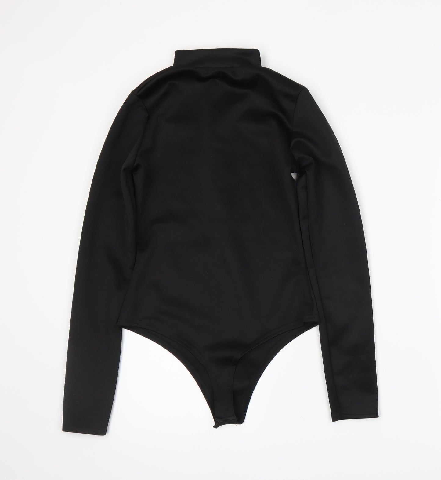 PRETTYLITTLETHING Womens Black   Bodysuit One-Piece Size 8