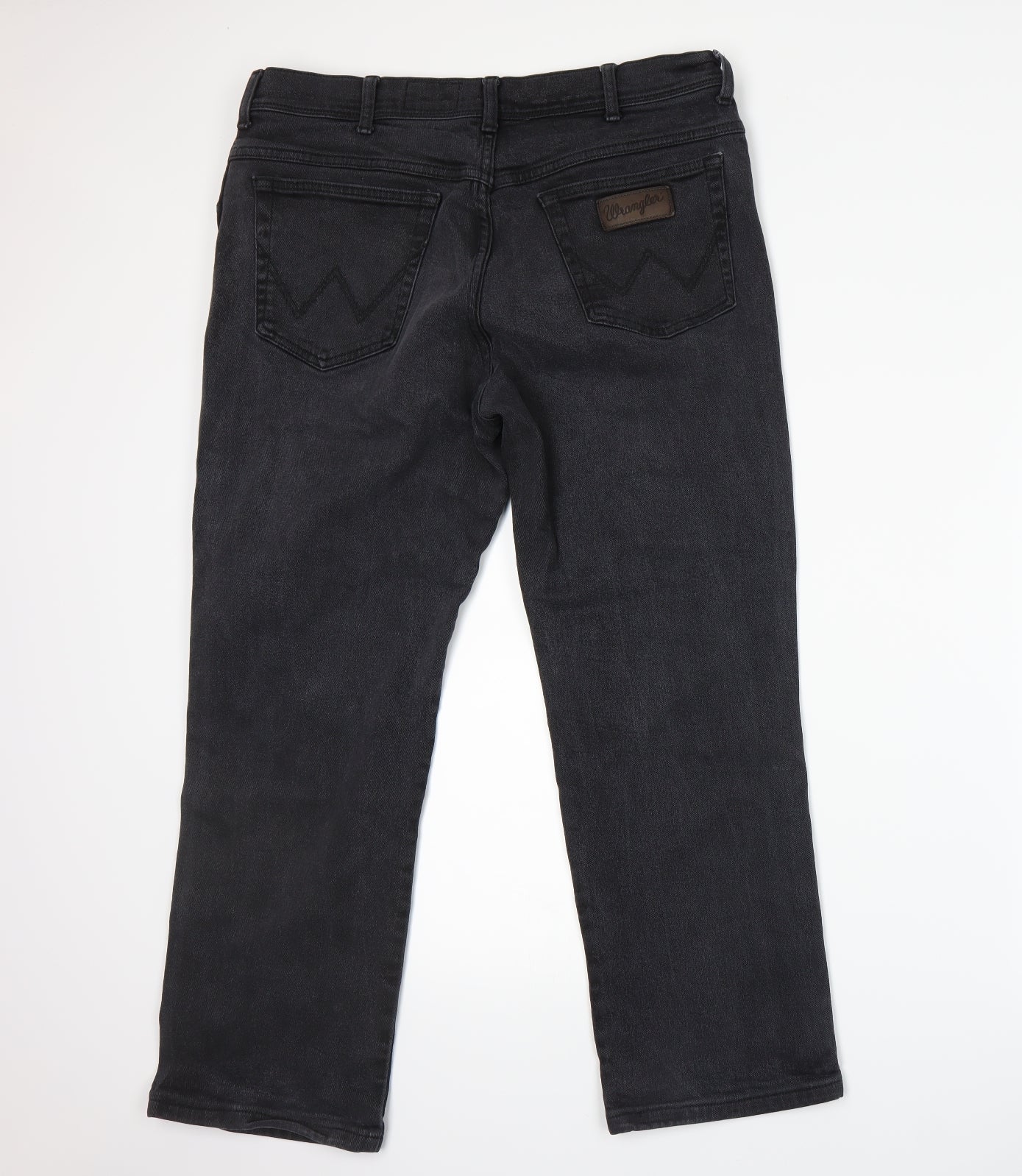 Wrangler Mens Grey   Straight Jeans Size 38 L26 in