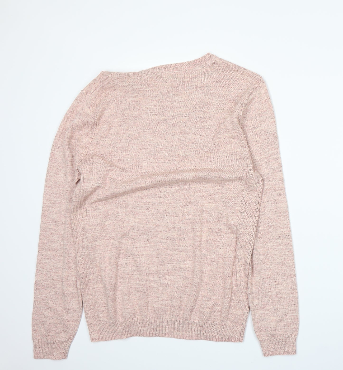 River Island Mens Pink  Knit Pullover Jumper Size M