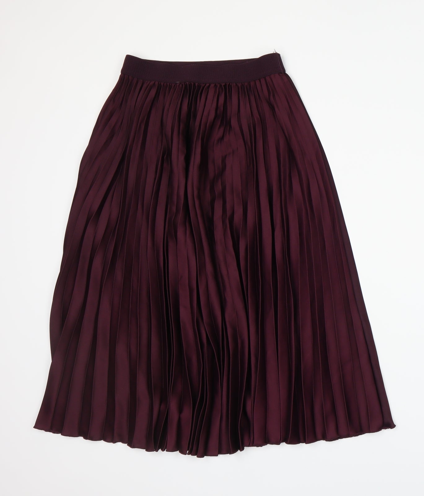 H&M Womens Purple   Pleated Skirt Size 10