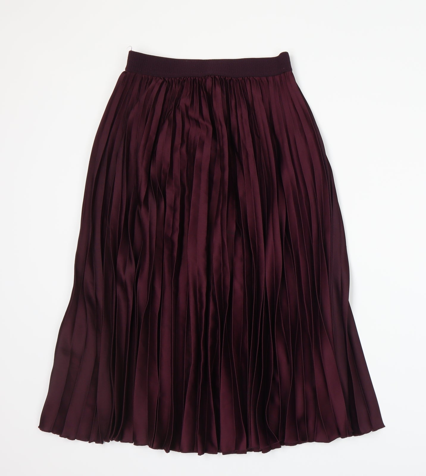 H&M Womens Purple   Pleated Skirt Size 10