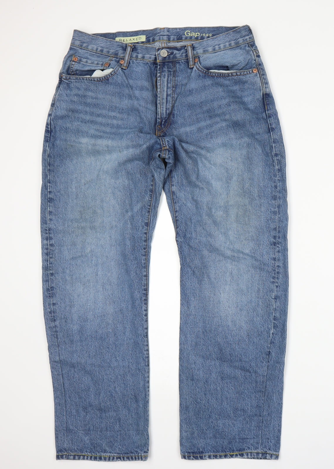 Gap Mens Blue   Straight Jeans Size 32 in L27 in