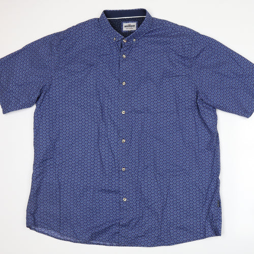 Mish Mash Mens Blue    Button-Up Size 2XL