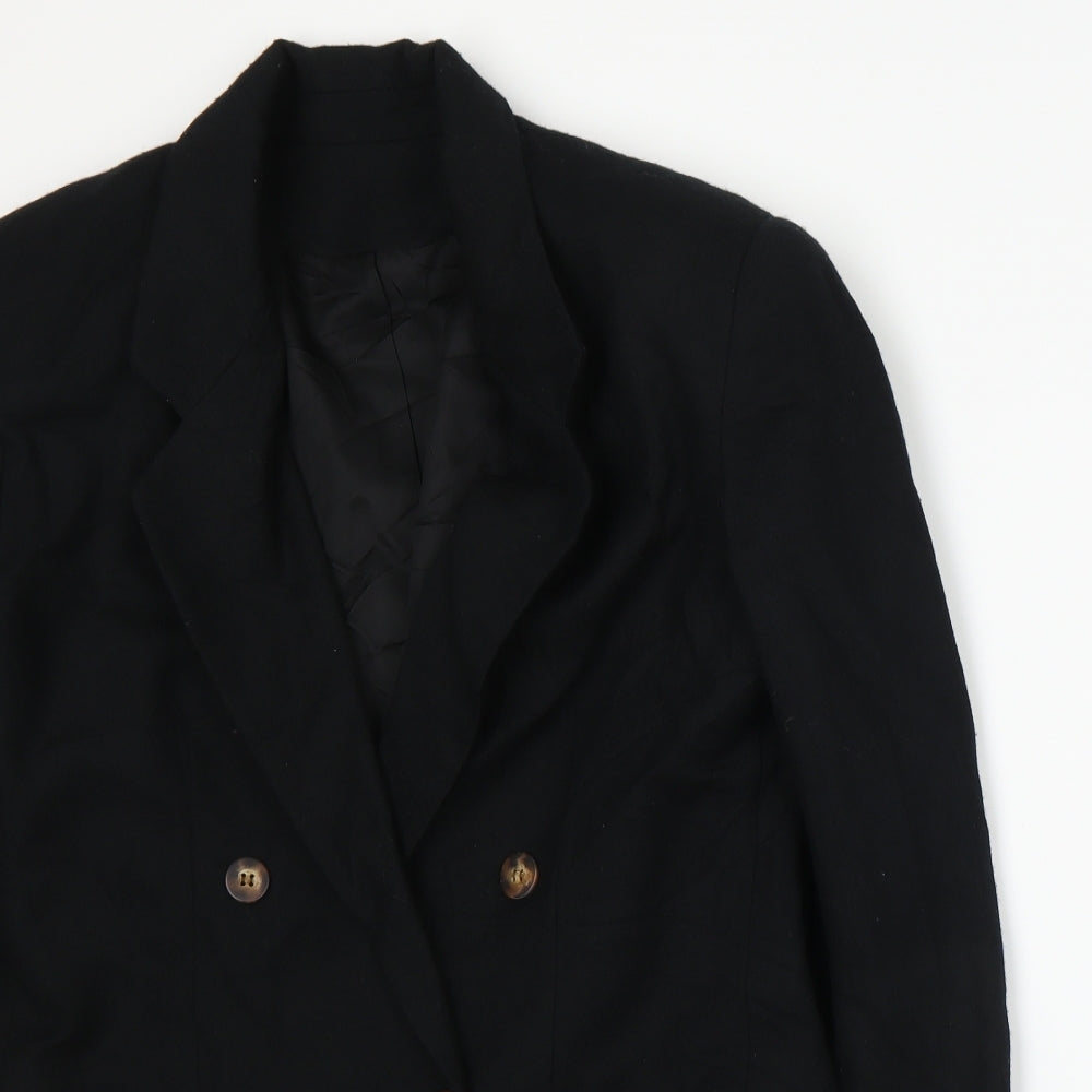 Lands' End Womens Black   Jacket Suit Jacket Size 4