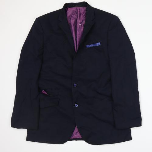 Greenwoods Mens Blue   Jacket Suit Jacket Size L