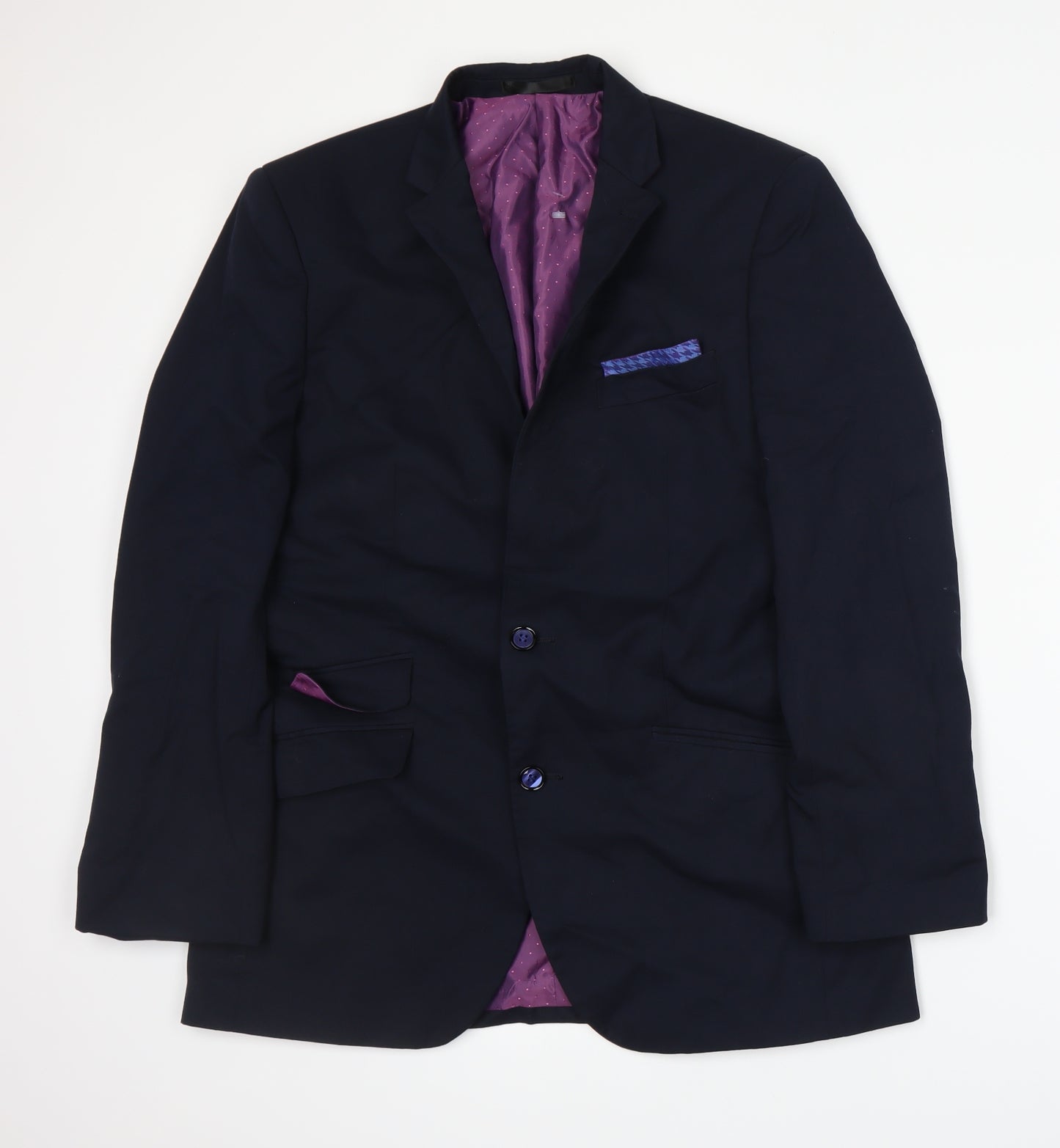 Greenwoods Mens Blue   Jacket Suit Jacket Size L