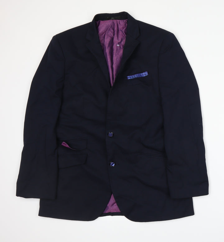 Greenwoods Mens Blue   Jacket Suit Jacket Size L