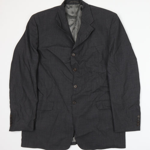 Blazer Mens Grey   Jacket Suit Jacket Size L