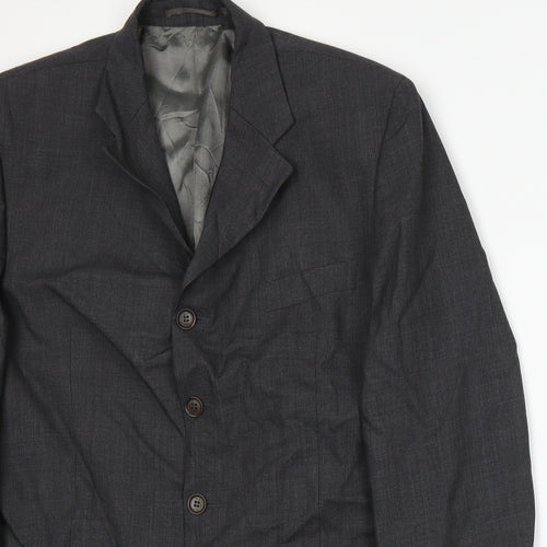 Blazer Mens Grey   Jacket Suit Jacket Size L