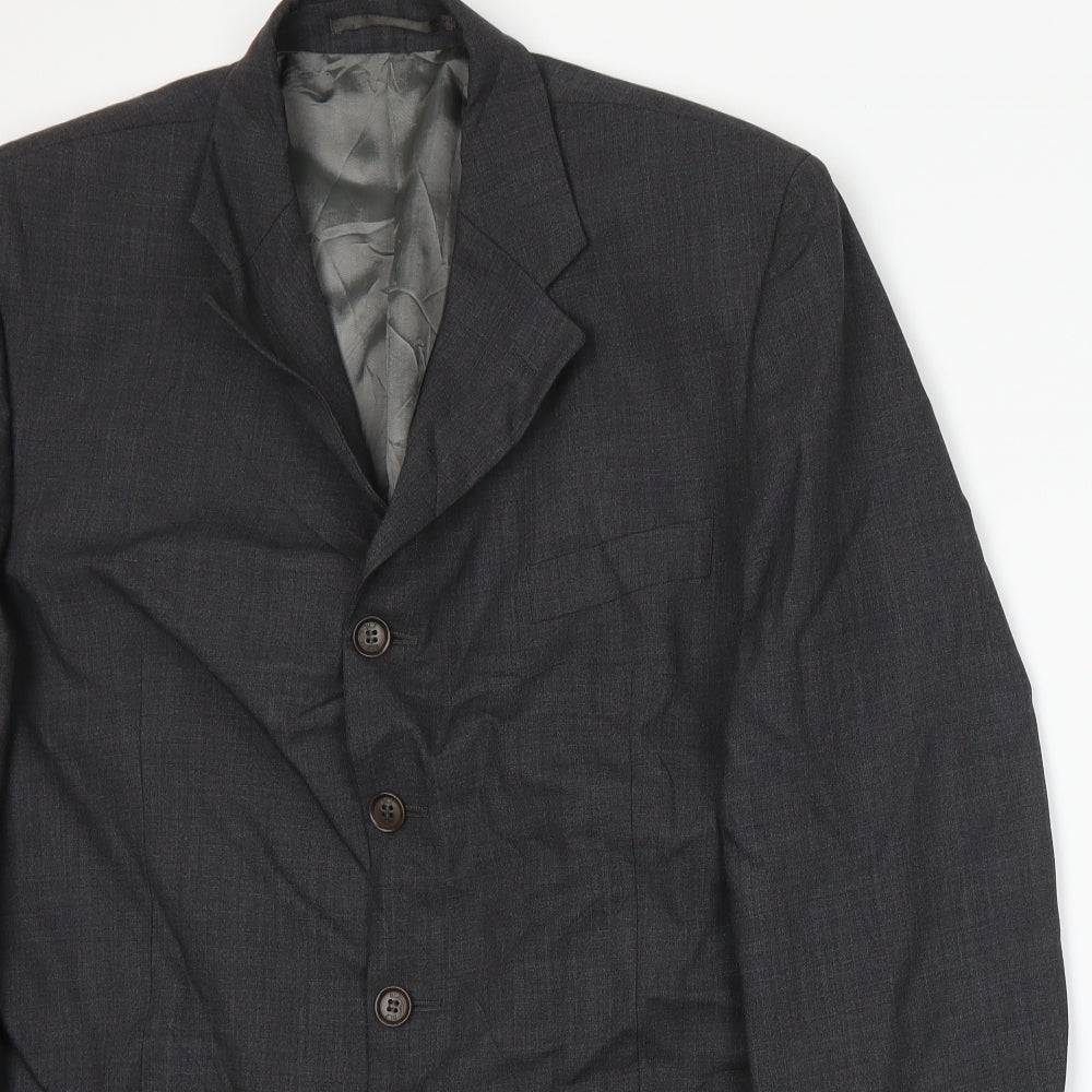 Blazer Mens Grey   Jacket Suit Jacket Size L