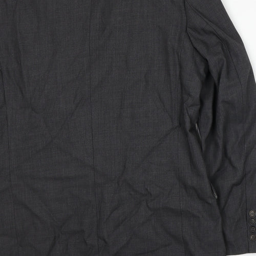Blazer Mens Grey   Jacket Suit Jacket Size L