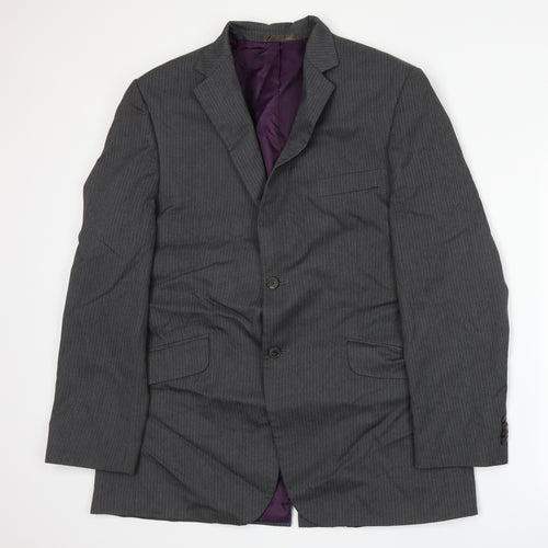 George Mens Grey   Jacket Suit Jacket Size L