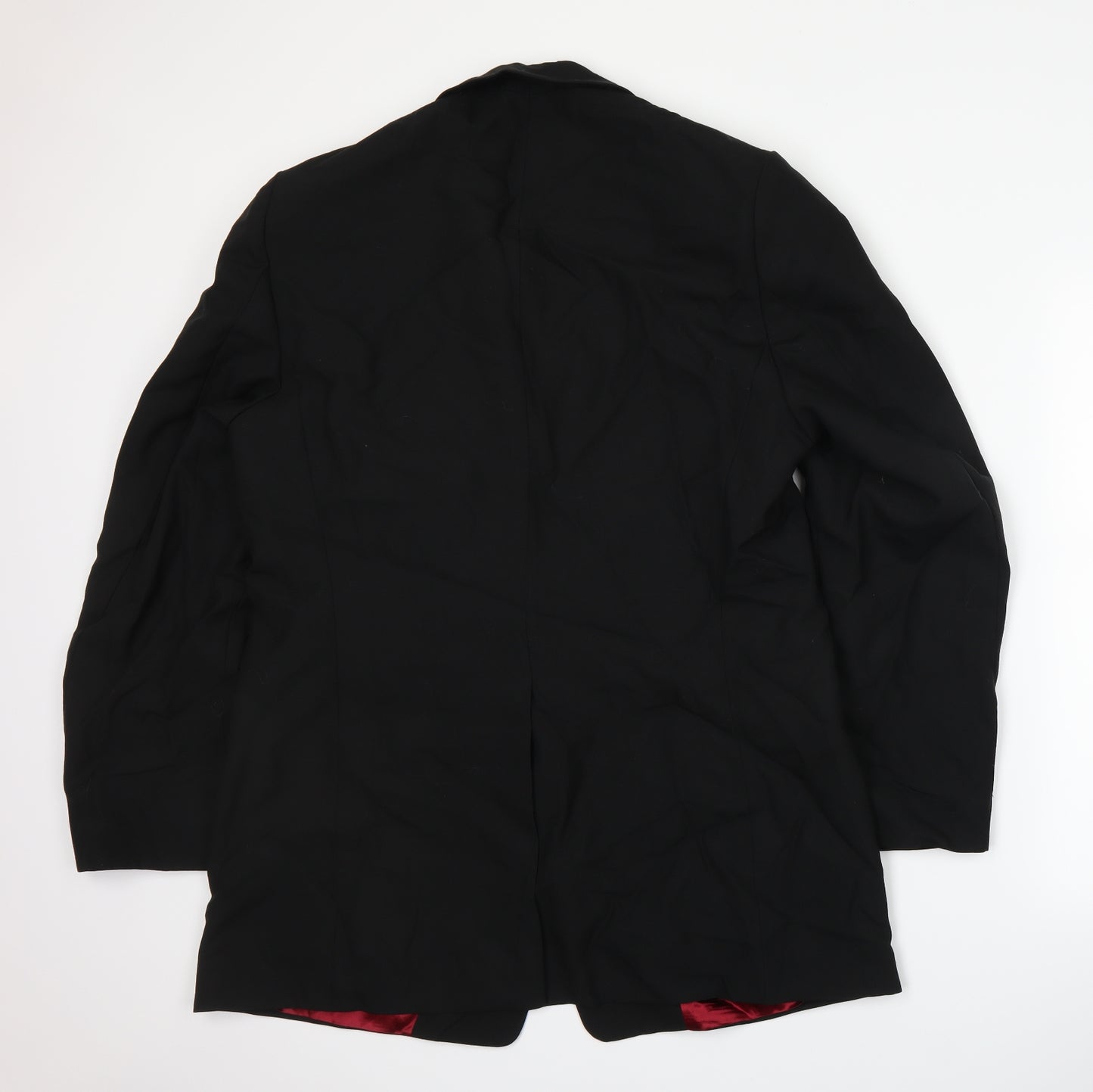 Leslie Powell Mens Black   Jacket Suit Jacket Size L