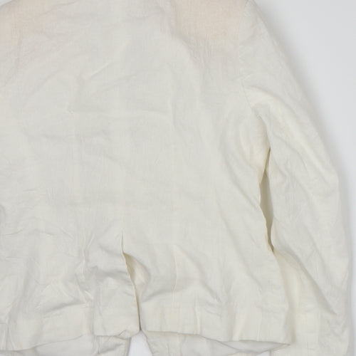 F&F Womens White   Jacket Suit Jacket Size 14