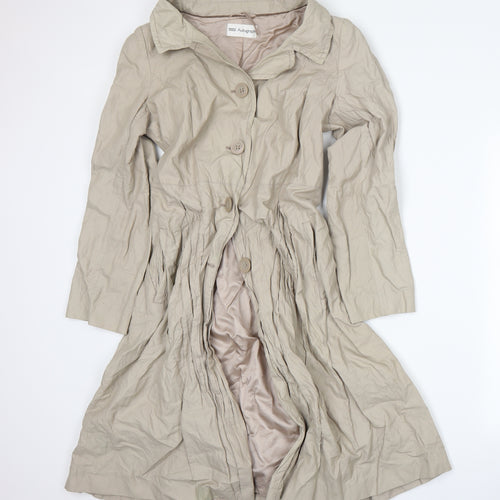 Marks and Spencer Womens Beige   Trench Coat Coat Size 14