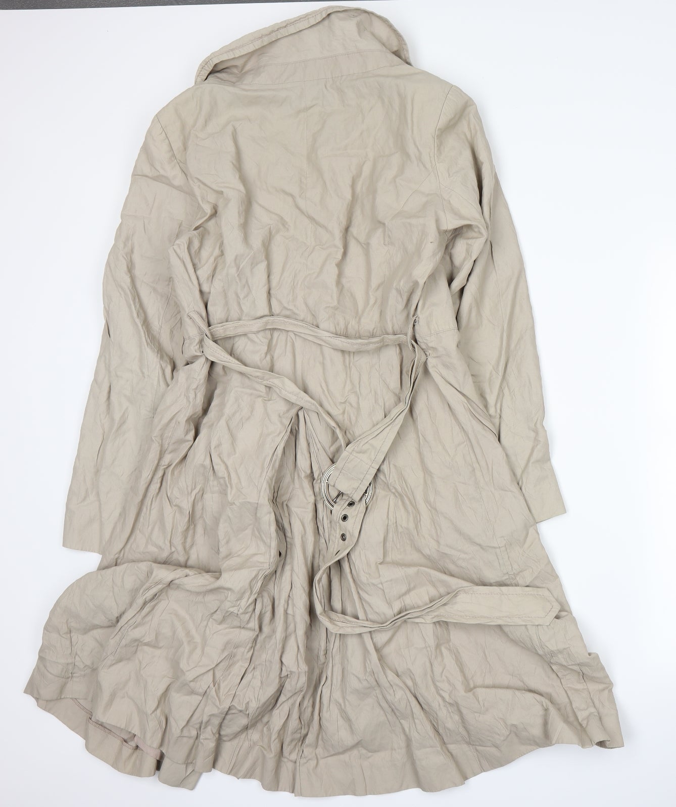 Marks and Spencer Womens Beige   Trench Coat Coat Size 14