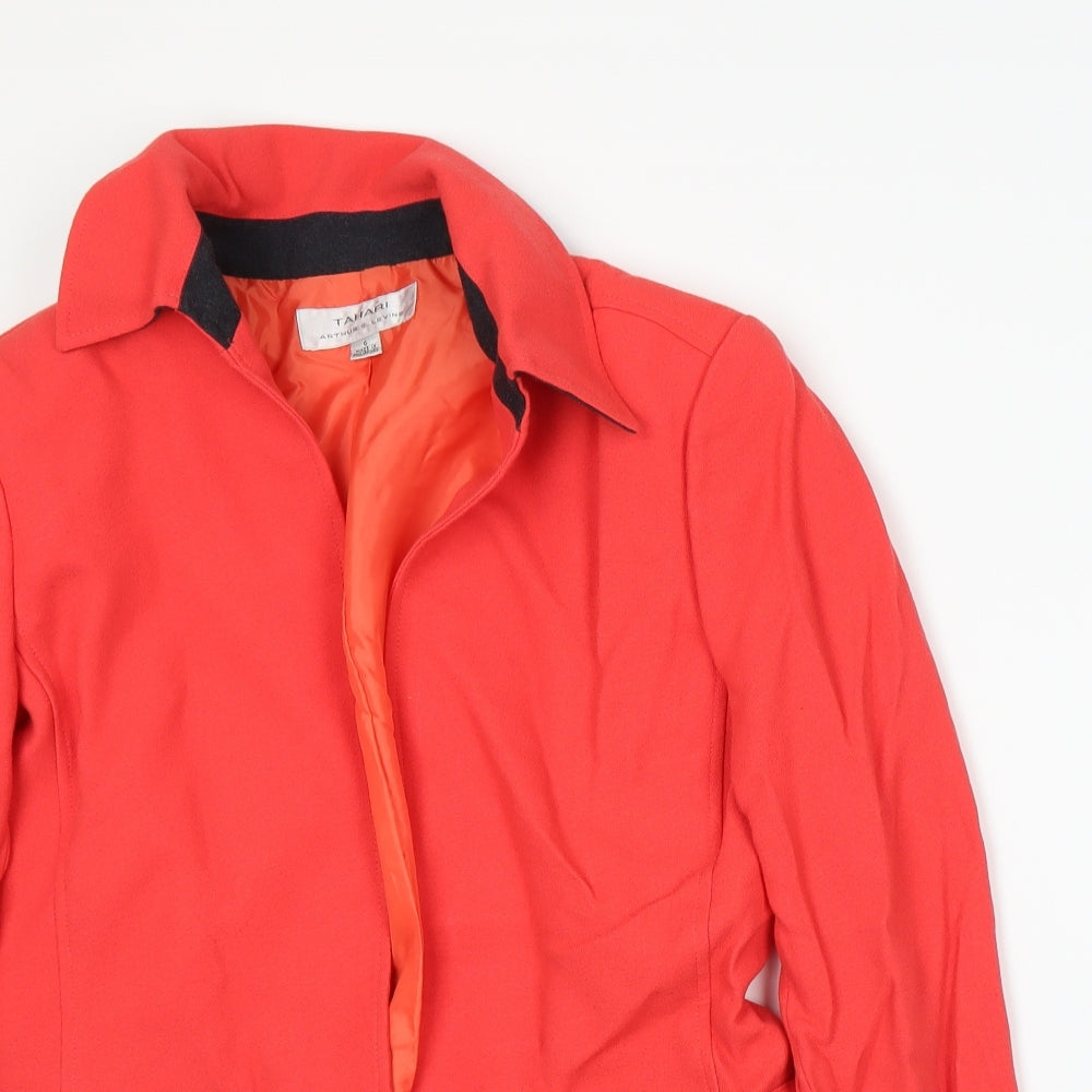 Tahari Womens Red   Jacket Blazer Size 6