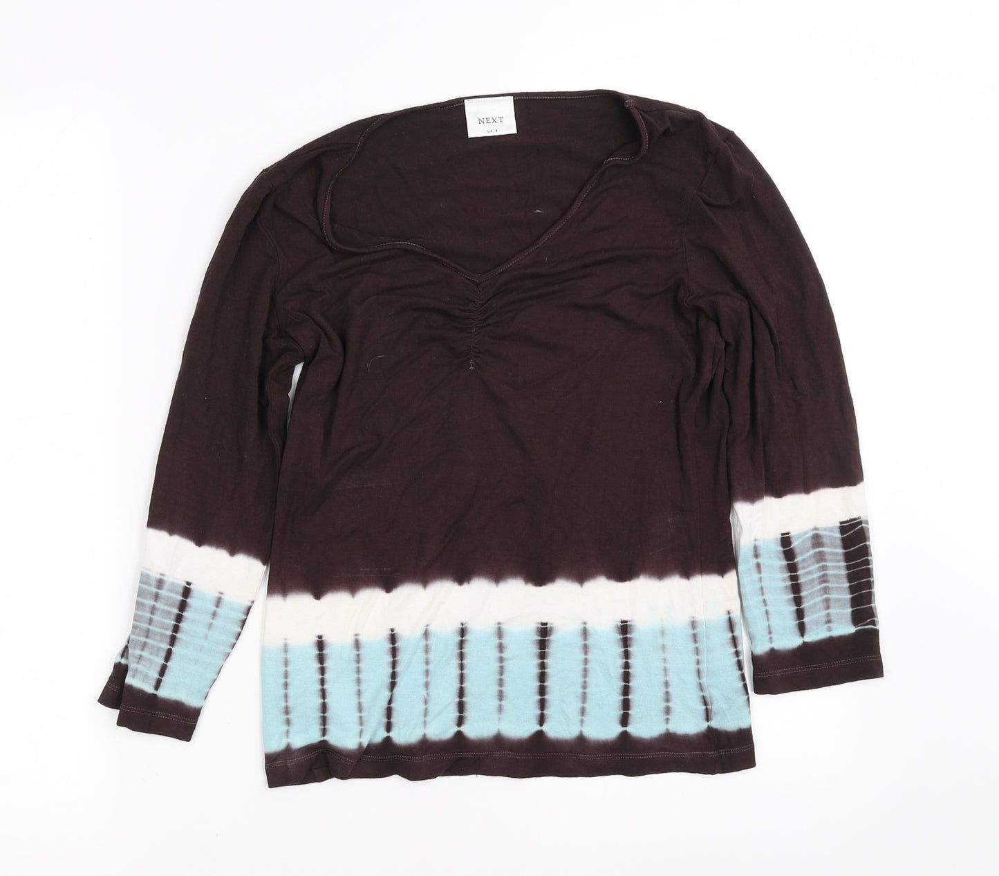 NEXT Womens Brown   Basic Blouse Size 8
