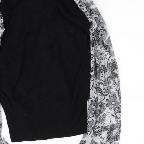 F&F Womens Black   Basic Blouse Size 8