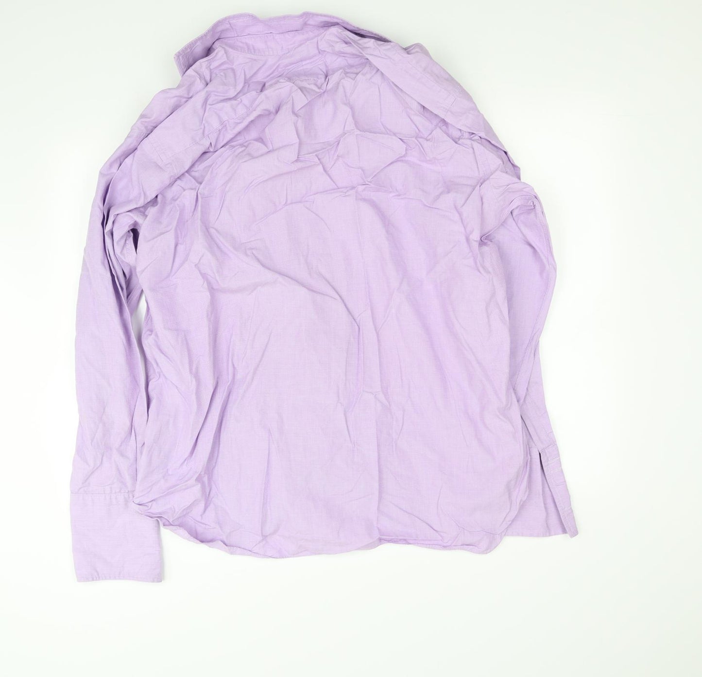 Sartorial Mens Purple    Button-Up Size 17